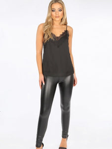 Pu leggings