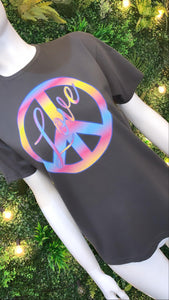 Peace and Love T Shirt
