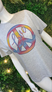 Peace and Love T Shirt