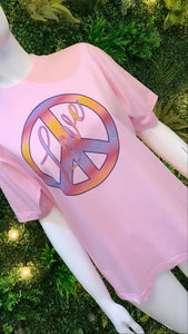 Peace and Love T Shirt