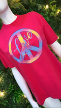 Load image into Gallery viewer, Peace and Love T Shirt
